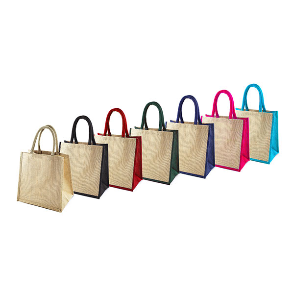 N068 Green & Innocent Mamba Jute Bag - Spot Colour