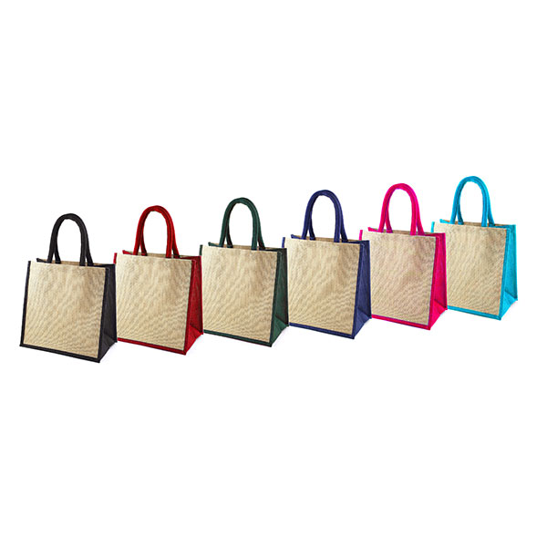 N068 Green & Innocent Mamba Jute Bag - Spot Colour