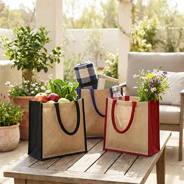 Q048 Green & Innocent Mamba CT Jute Bag - Full Colour