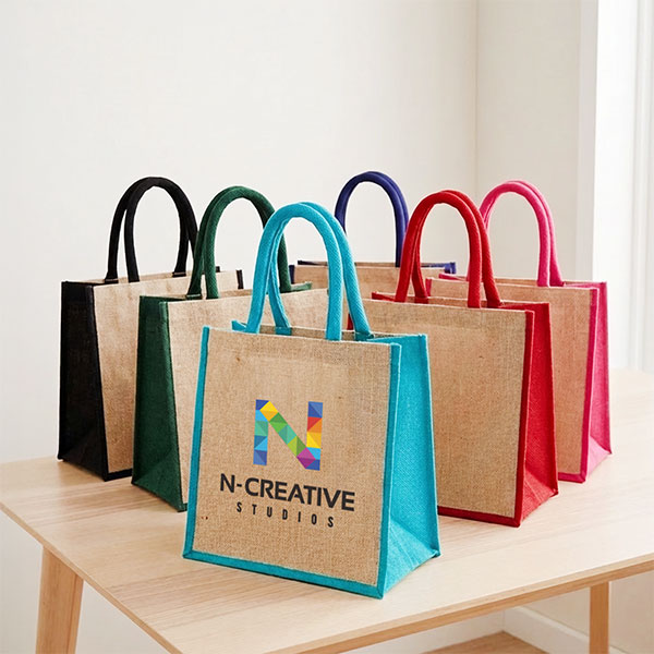 Q048 Green & Innocent Mamba CT Jute Bag - Full Colour