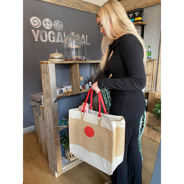 L135 Jute Tote Bag