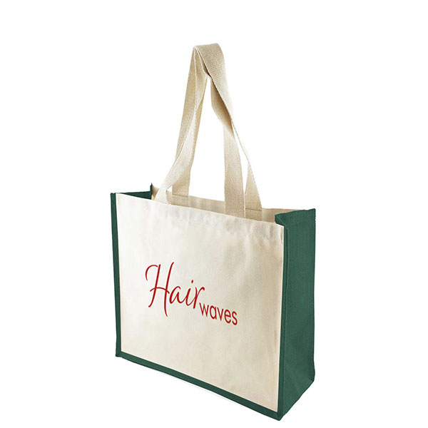 N068 Green & Innocent Kongoni 10oz Canvas Bag - Spot Colour