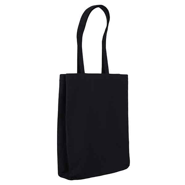 H102 Black 10oz Canvas Cotton Shopper