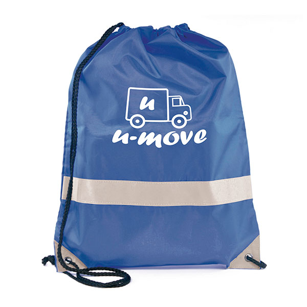 Q167 Celsius Hi Vis Drawstring Bag - Spot Colour