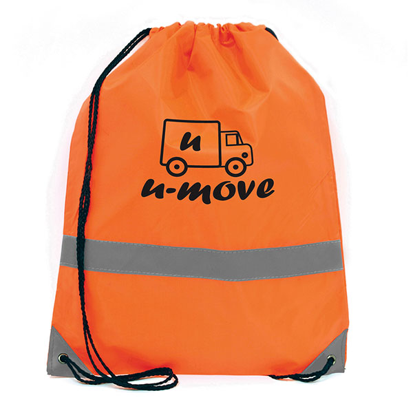 Q167 Celsius Hi Vis Drawstring Bag - Full Colour