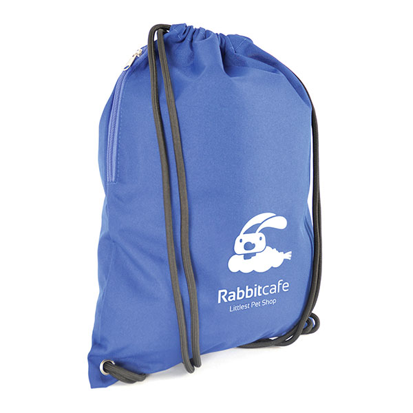 N066 Heavyweight Polyester Drawstring Bag - Spot Colour