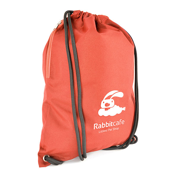 N066 Heavyweight Polyester Drawstring Bag - Spot Colour