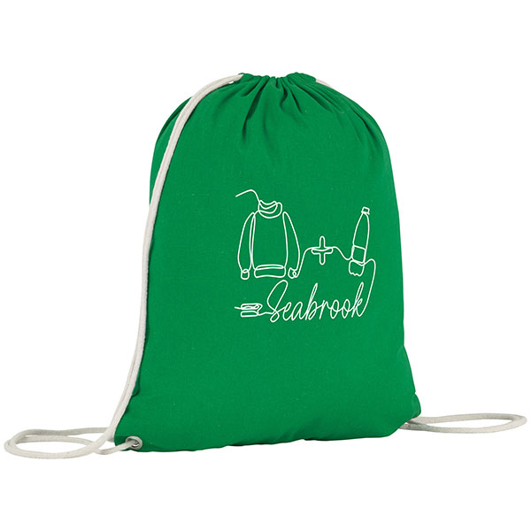 Q046 Seabrook 5oz Recycled Cotton Drawstring Bag - Full Colour
