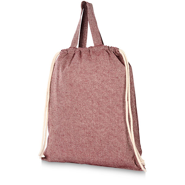 M127 Pheebs Recycled Drawstring Bag - Spot Colour