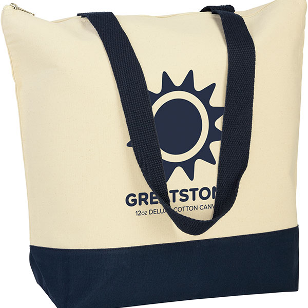 Q047 Greatstone 12oz Cotton Deluxe Tote Bag - Spot Colour