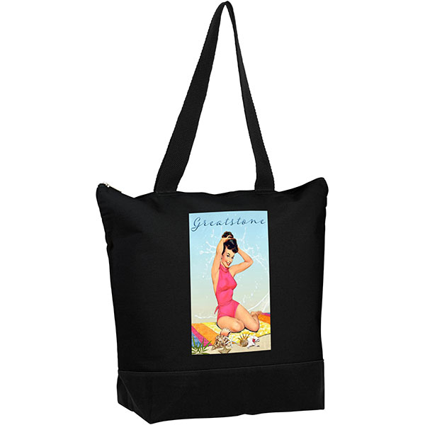 Q047 Greatstone 12oz Cotton Deluxe Tote Bag - Full Colour