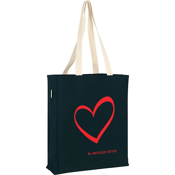 Q047 Aylesham Recycled 8oz Cotton Canvas Tote Bag - Full Colour