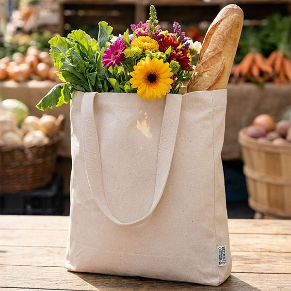 Q049 Green & Innocent Natural 10oz Recycled Canvas Bag - Swara - Full Colour