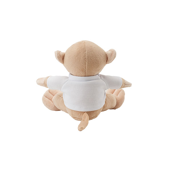 Q143 Plush Monkey Shaped Toy with T-Shirt