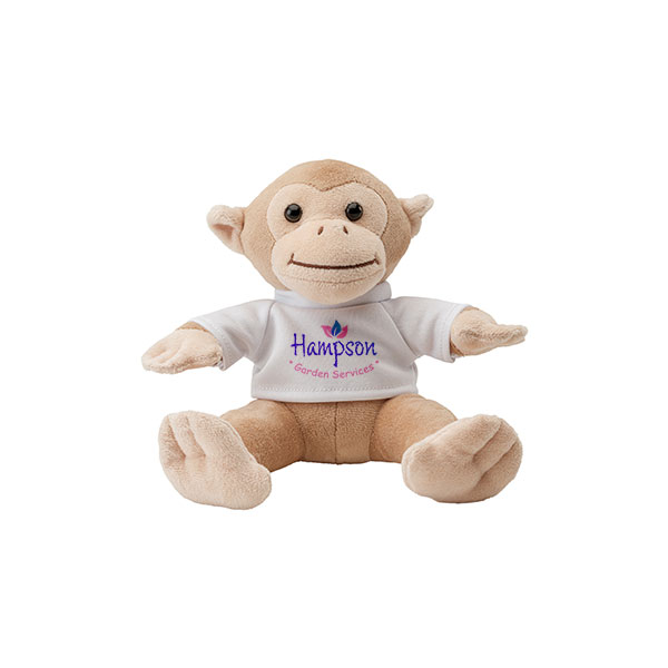 Q143 Plush Monkey Shaped Toy with T-Shirt