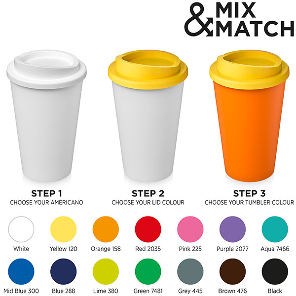 Q087 Americano Insulated Tumbler - 350ml