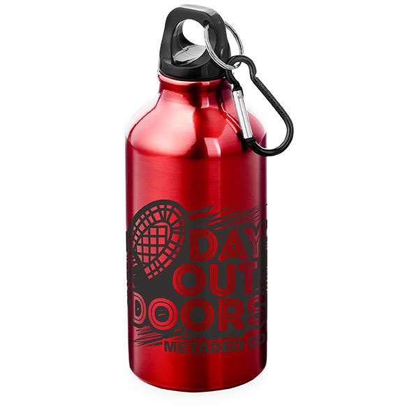 L015 Oregon Aluminium Sports Bottle - 400ml