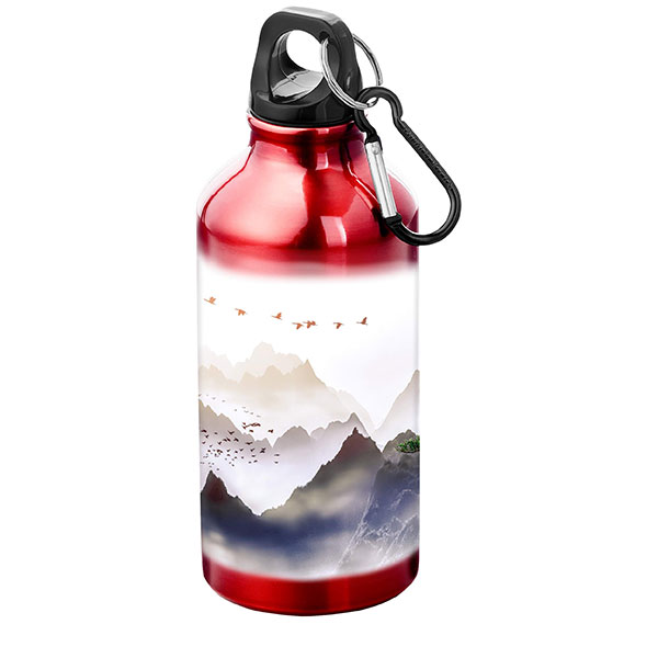 L015 Oregon Aluminium Sports Bottle 400ml - Full Colour