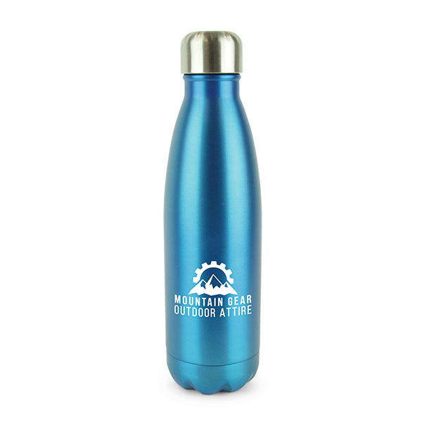 N105 Ashford Plus Stainless Steel Drinks Bottle - Spot Colour