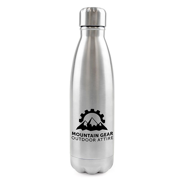 M017 Ashford Plus Stainless Steel Drinks Bottle - Spot Colour