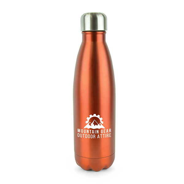 M017 Ashford Plus Stainless Steel Drinks Bottle - Spot Colour