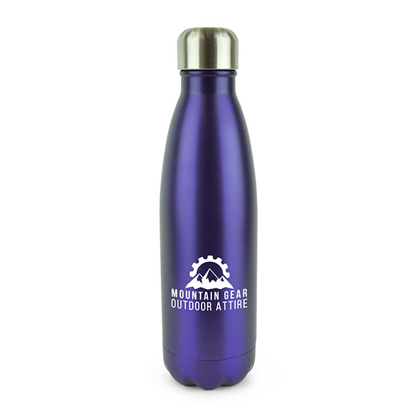 N105 Ashford Plus Stainless Steel Drinks Bottle - Spot Colour
