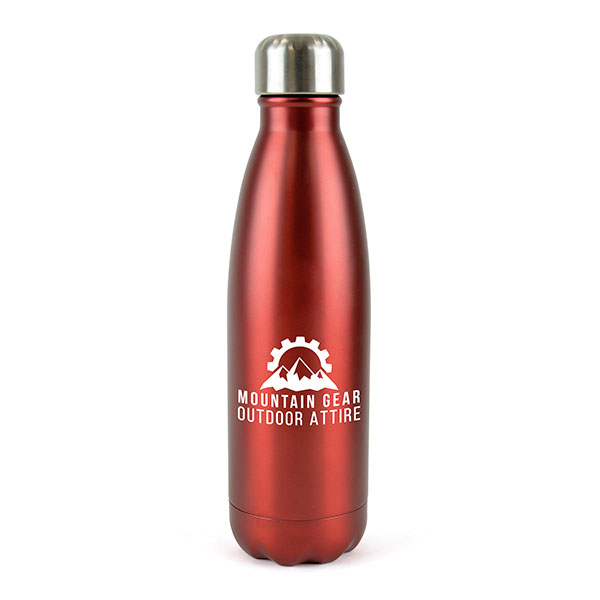 N105 Ashford Plus Stainless Steel Drinks Bottle - Spot Colour