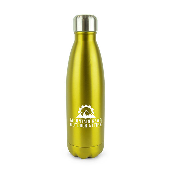 M017 Ashford Plus Stainless Steel Drinks Bottle - Spot Colour