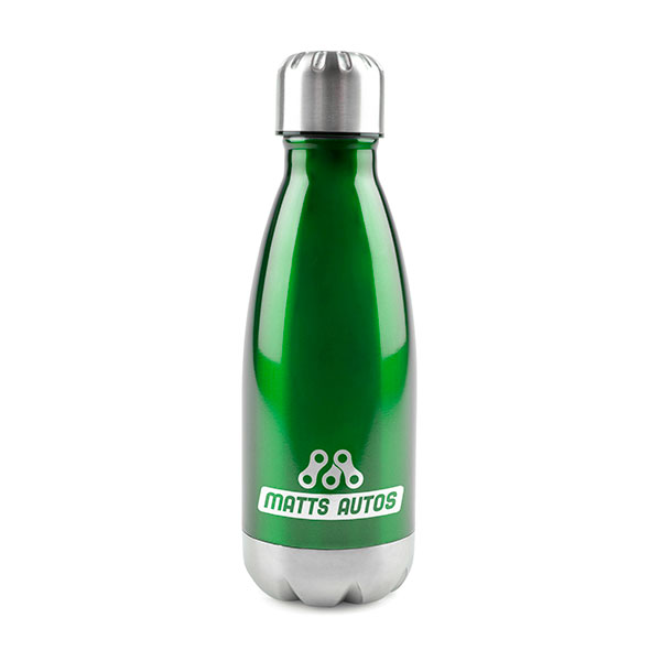 M016 Ashford Coloured Stainless Steel Drinks Bottle - Spot Colour