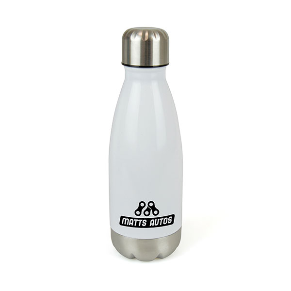 M016 Ashford Coloured Stainless Steel Drinks Bottle - Spot Colour