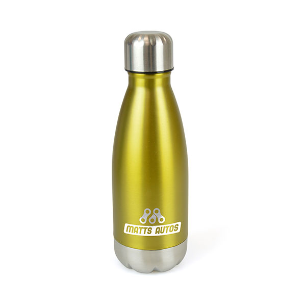 M016 Ashford Coloured Stainless Steel Drinks Bottle - Spot Colour