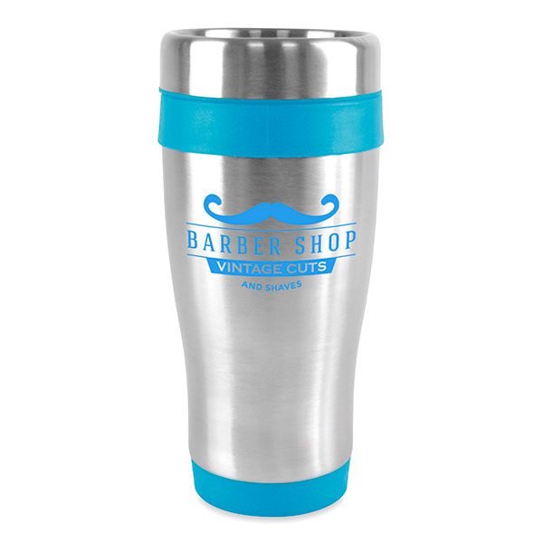 M020 Ancoats Stainless Steel Travel Tumbler 400ml - Spot Colour