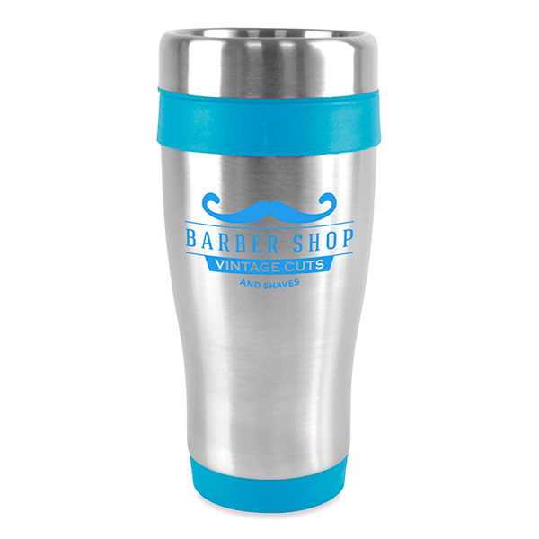 N102 Ancoats Stainless Steel Travel Tumbler 400ml - Spot Colour