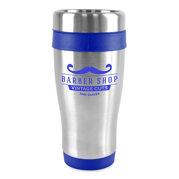 N102 Ancoats Stainless Steel Travel Tumbler 400ml - Spot Colour