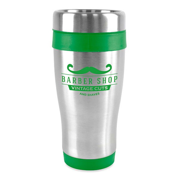N102 Ancoats Stainless Steel Travel Tumbler 400ml - Spot Colour
