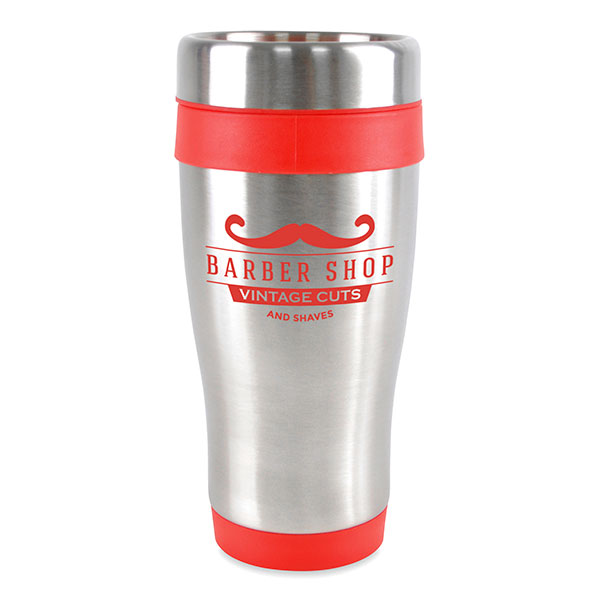 N102 Ancoats Stainless Steel Travel Tumbler 400ml - Spot Colour