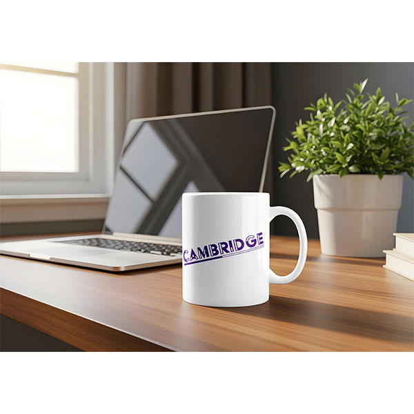 Q088 Cambridge Earthenware Mug - White