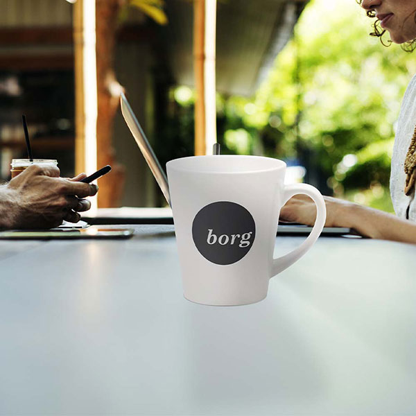Q089 Deco Millennium Coated Mug