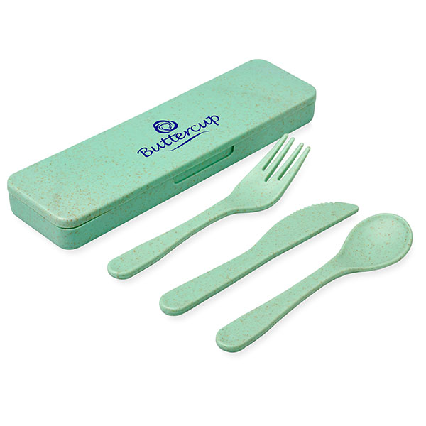 J138 Bamboo Cutlery Set