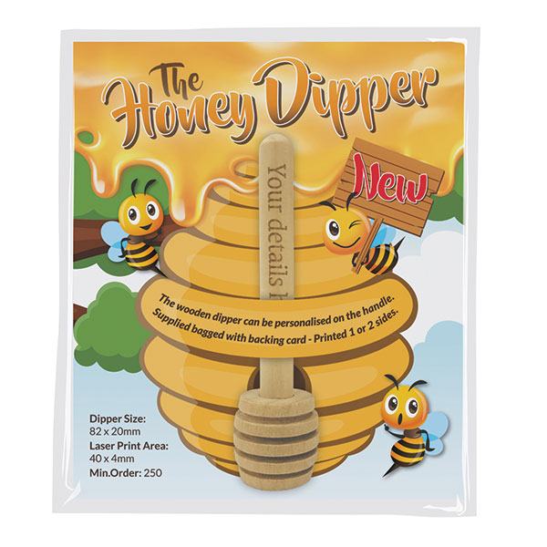 M135 Wooden Honey Dipper