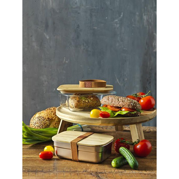 Q053 Tite Lunchbox with Bamboo Lid
