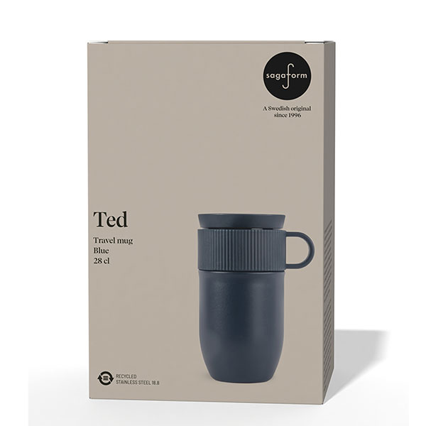 Q084 Sagaform Ted Travel Mug 280ml - Engraved