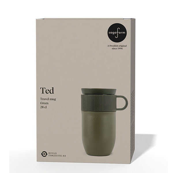 Q084 Sagaform Ted Travel Mug 280ml - Engraved