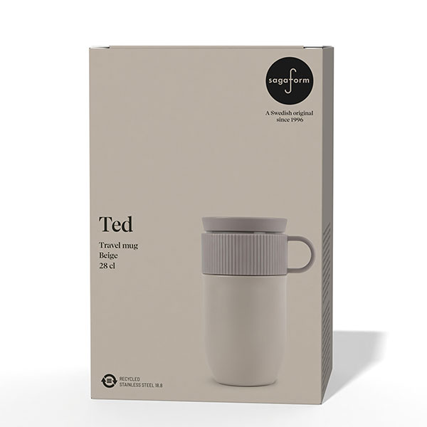 Q084 Sagaform Ted Travel Mug 280ml - Engraved