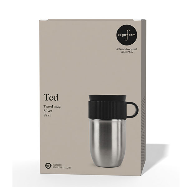 Q084 Sagaform Ted Travel Mug 280ml - Engraved