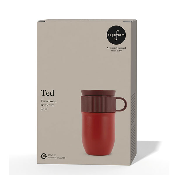 Q084 Sagaform Ted Travel Mug 280ml - Engraved