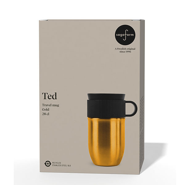 Q084 Sagaform Ted Travel Mug 280ml - Engraved