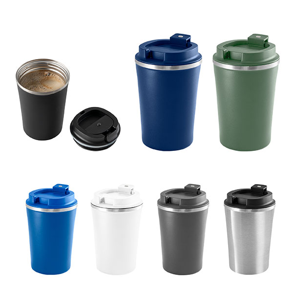 Q086 Phelps Stainless Steel Travel Mug - 470ml