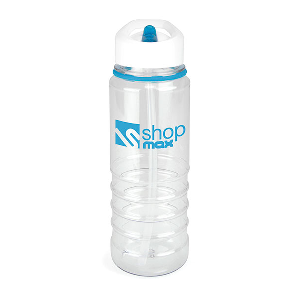 M013 Aqueous Clear Drinks Bottle 750ml - Spot Colour