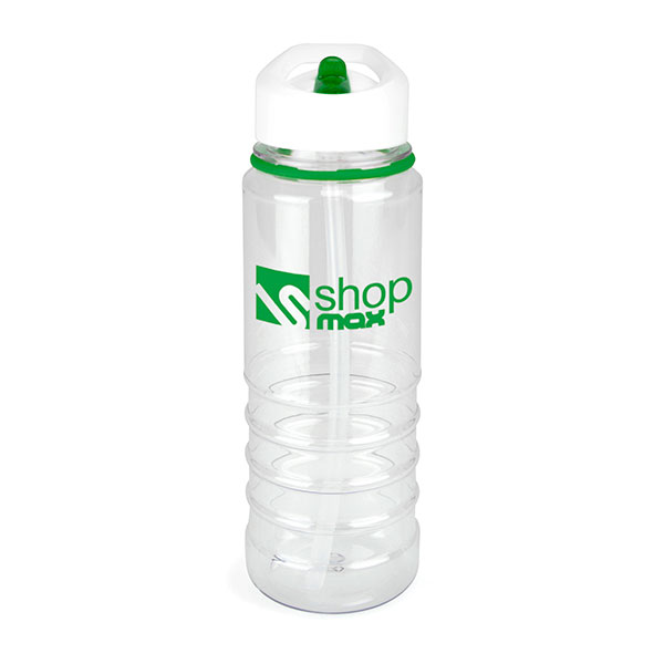 M013 Aqueous Clear Drinks Bottle 750ml - Spot Colour